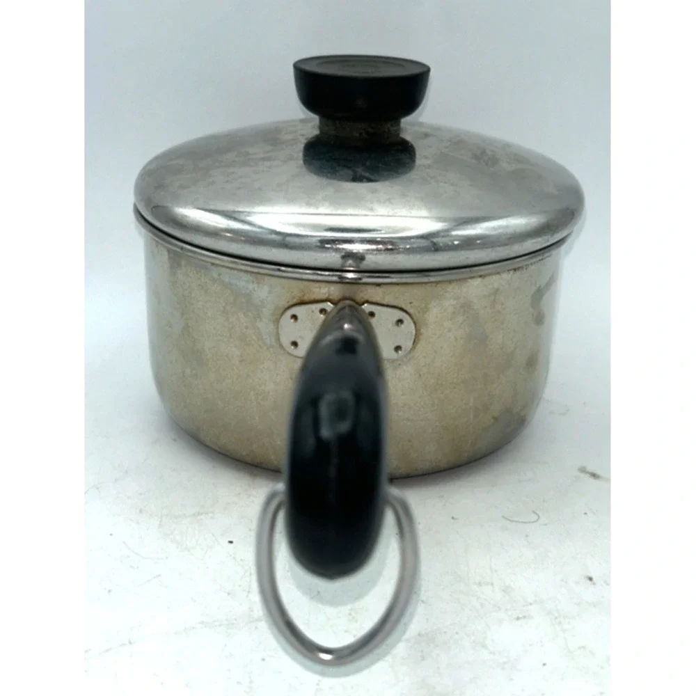 Revere Ware Stainless Steel Tri-Ply Bottom 1 Qt Saucepan W/Lid 96I. Clinton IL